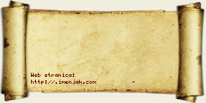 Mina Medaković vizit kartica